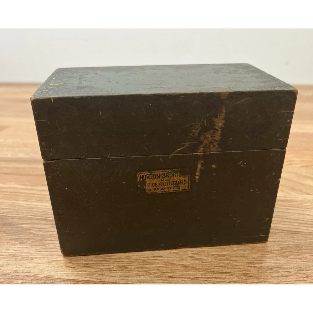 Vintage 1940s 1950s Recipe Box with Handwritten & Magazine Cutouts, 100 Recipes